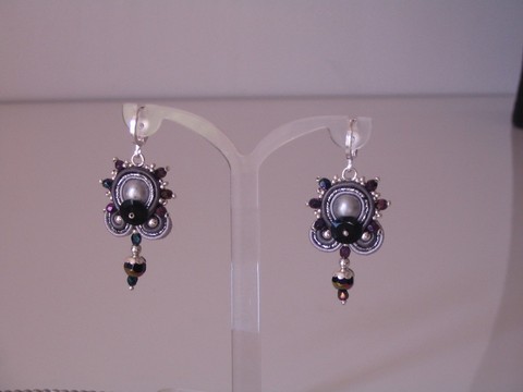 bijou brodé -Boucles Run of stars