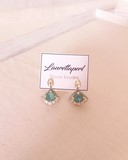 bijou artisanal - boucles Silky verte