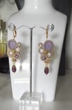 bijou artisanal - boucles Lilac Summer